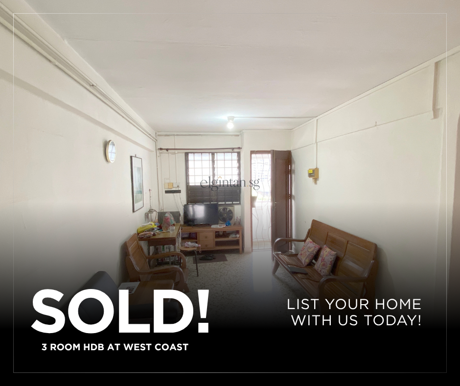 3 room hdb sold in west coast