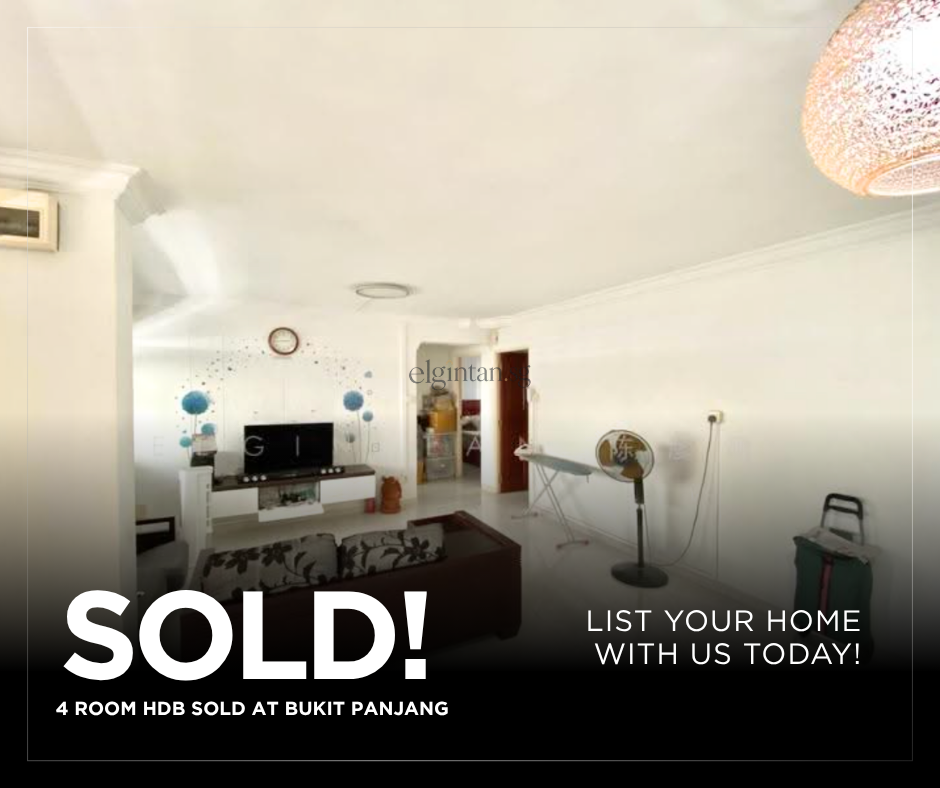 4 room hdb sold at bukit panjang